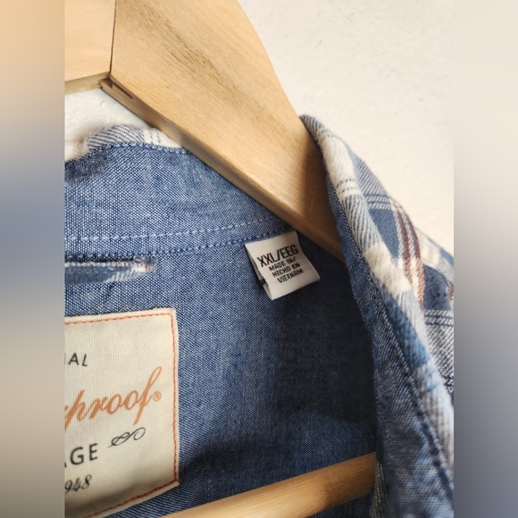 Original Weatherproof Vintage Men's Button Down Flannel - Picture 3 of 6